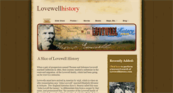 Desktop Screenshot of lovewellhistory.com